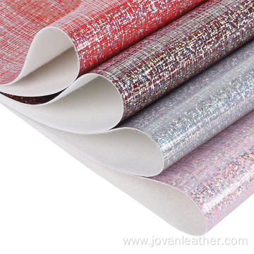 Pu Glitter Synthetic Leather Fabric Faux Leather